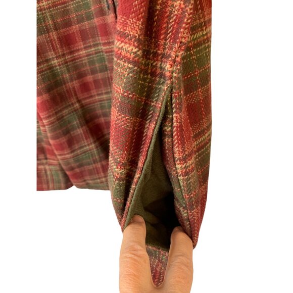 Orvis Mens XXL Thick Flannel Plaid Shirt Jacket Outdoor Shacket  RA10088 - Picture 13 of 15